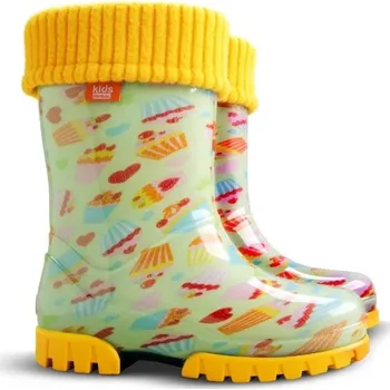 Chlapecká obuv Demar Twister Lux PRINT HC (dortíky) - Dětské gumáky 26 - 27