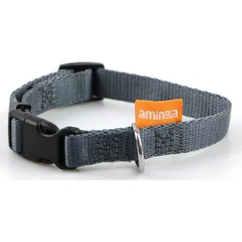 Obojek pro psa Aminela obojek 25mm/40-65cm šedý