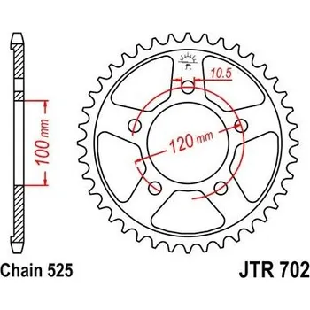 Řetězová sada pro motocykl Jt sprockets JTR 702-41 Aprilia
