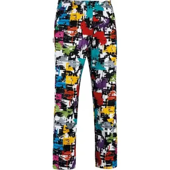 Gastro oděv Kuchařské kalhoty EGOchef GRAPHIC XXXL E-3502144A3XL
