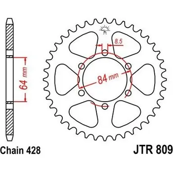 Motodíl Jt sprockets JTR 809-44 Suzuki