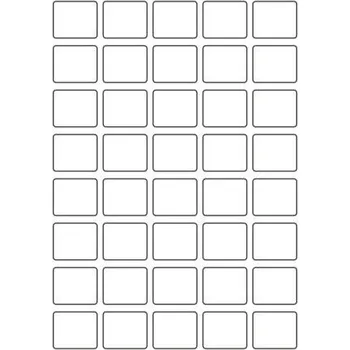 Speciální papír Etikety PRINT 36x30 mm bílé fotomatné (100xA4)