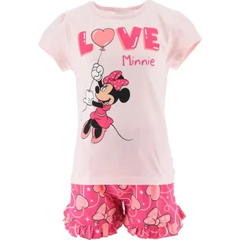 Dívčí pyžamo Dívčí pyžamo DISNEY MINNIE LOVE růžové Velikost: 116
