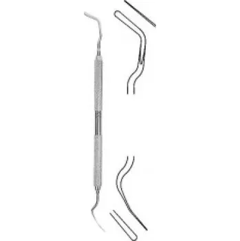 Zednické hladítko Hladítko oboustranné 3x lomené 3,0/3,0 mm 16,6cm kulaté držátko