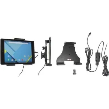 Brodit držák do auta na tablet nastavitelný, USB-C, se skrytým nabíjením, 140-195mm