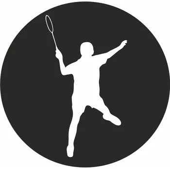 ON-DESIGN Potisk BADMINTONISTA Barva: bílá, Velikost motivu: A4