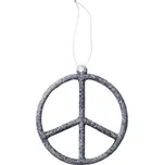 Dekorace na zavěšení Peace - set 6 ks