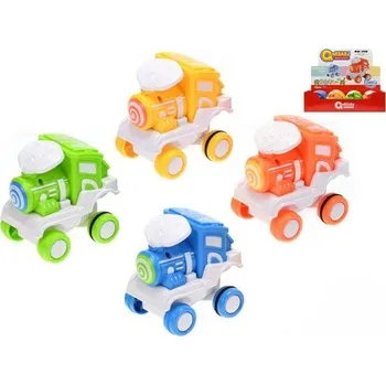 Vláček a vláčkodráha Wiky Vláček "zmáčkni a jeď" - 9 cm