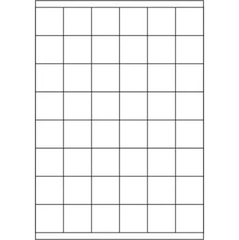 Speciální papír Etikety PRINT 35x35 mm barevné pastelové (100xA4)