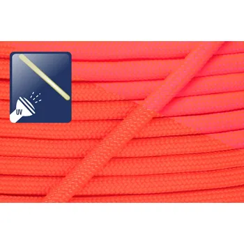 Lano Paracord 550 oranžová neon Jednotka: 50m