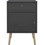 Antracitový noční stolek Bodo – Tvilum ID_1602936