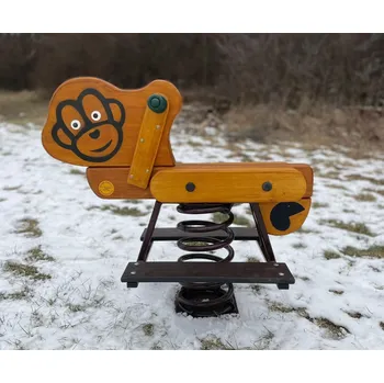 Dětská houpačka PRUŽINOVÁ HOUPAČKA masiv Opice