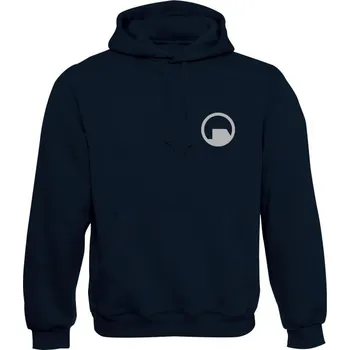 Pánská mikina Mikina s kapucí Black Mesa Research Facility Simple - námořní modrá