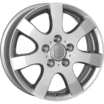 Alu kolo Tomason TN3F 6,5x15 5x118 ET60, stříbrné, Ø 71,1 mm