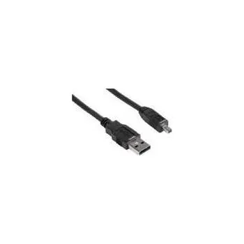 Datový kabel Kabel USB (2.0), USB A M- 8 pin M, 1.8m, černý, Logo, blistr, PANASONIC,rychlé dodání
