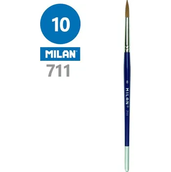 Umělecký štětec Milan Štětec kulatý MILAN Fine Selection č. 10 - 711 451921