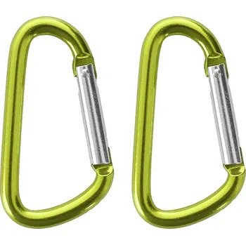 CANIS Karabinka AL malá (set 2ks), zelená Velikost: 66 x 6 mm