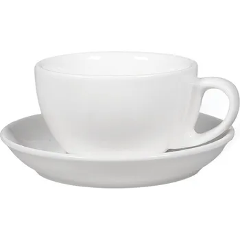 Biebri šálek s podšálkem, 190ml, bílá