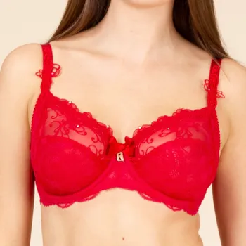 Podprsenka Lise Charmel - Soir de Venise podprsenka vysoká nevyztužená rouge venise 80G ACA6103