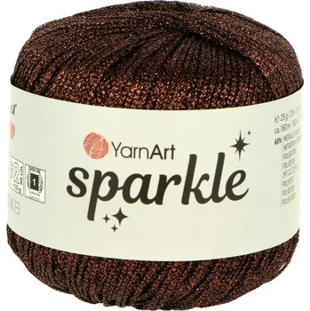 Galanterie YarnArt Sparkle 1354 hnědá
