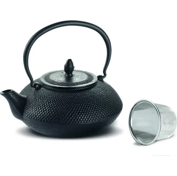 Konvice na čaj Čajová zahrada Japonská litinová konvice Taišó 1200ml s podložkou