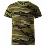 Dětské triko ALTISPORT NoPrint NP/ALK941 CAMOUFLAGE GREEN 146