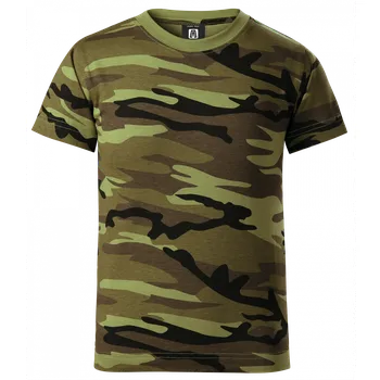 Chlapecké tričko Dětské triko ALTISPORT NoPrint NP/ALK941 CAMOUFLAGE GREEN 146