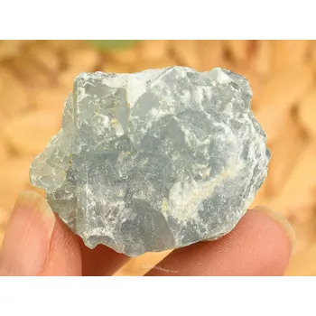 Přírodní kámen Celestýn krystal surový 62g Madagaskar
