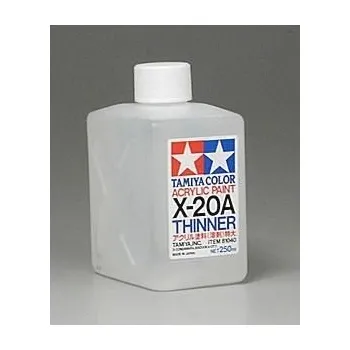 Ředidlo Tamiya (81040) Tamiya X-20A ředidlo 250ml pro akrylátové barvy