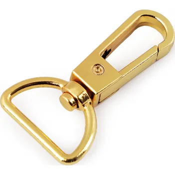 Kovová karabina otočná, průvlek 20 mm