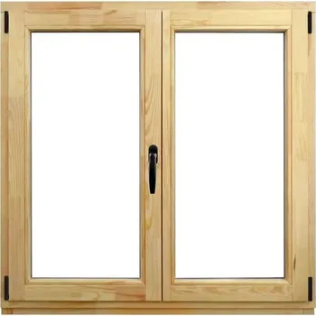 Okno EURO Dřevěné okno OS 2, L, 120 × 120 cm, trojsklo, levé, borovice