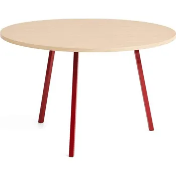 Jídelní stůl HAY Jídelní stůl Loop Stand Table Round Ø120, oak/maroon red