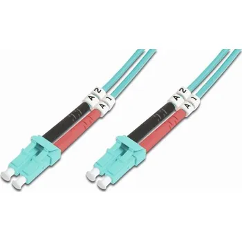 Síťový kabel DIGITUS Fiber Optic Patch Cord, LC to LC, Multimode, OM3, 50/125 µ, Duplex Length 5m DK-2533-05/3