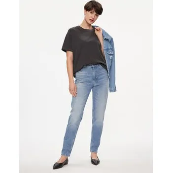 Calvin Klein Jeans Jeansy J20J222764 Modrá Mom Fit 28_32