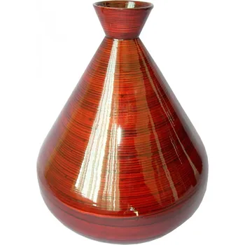 Váza Axin Trading s.r.o. Konická váza lesklá bambus