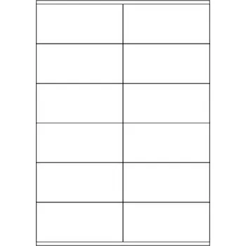 Samolepící etiketa Etikety PRINT 105x48 mm bílé (100xA4)