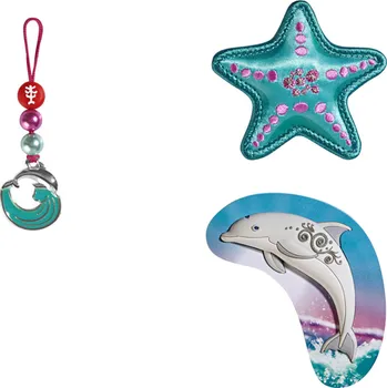 Školní batoh Doplňková sada obrázků MAGIC MAGS, Dolphin Lana, pro aktovky a batohy Step by Step
