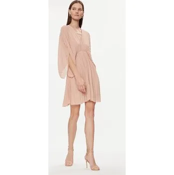 Dámské šaty Kontatto Koktejlové šaty SU300 Růžová Regular Fit 44