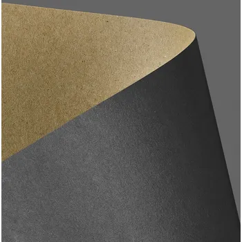 Barevný papír Galeria Papieru kreativní papír KRAFT černá 275g, 20ks