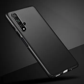 Pouzdro na mobilní telefon Ochranný plastový kryt pro Huawei Nova 5T - černý