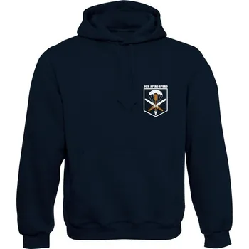 Pánská mikina Mikina s kapucí CAF 601. SKSS Dum Spiro Spero simple - námořní modrá