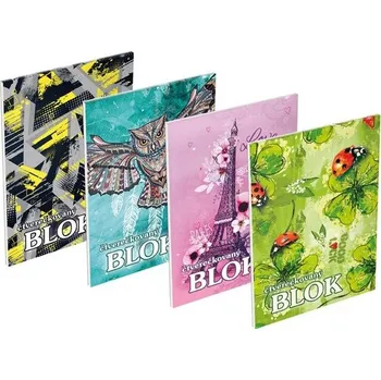 blok trhací A5 čtverečkovaný, 50 listů mix 7500811 - MFP Paper s.r.o.