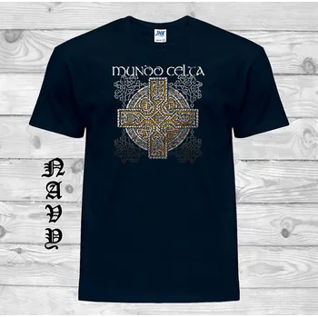 Chlapecké tričko detske-levne-bavlnene-tricko-potisk-keltsky-svet Barva: Navy - tmavě modrá, velikost: 128