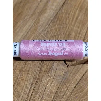Nit Polyesterové nitě Unipoly návin 100 m 371 Seashell Pink