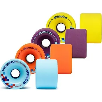 Longboard kolečka ORANGATANG Stimulus 70mm velikost 86a / yellow