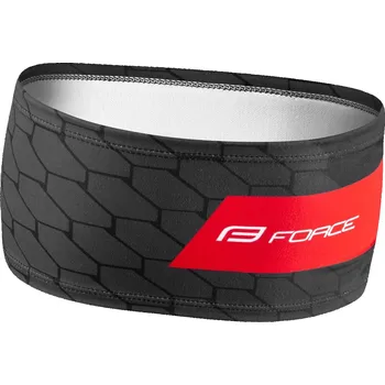 Nákrčník čelenka FORCE FIT sport zúžená, černo-červená UNI + Výměna dárku do konce ledna 2026