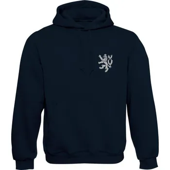 Pánská mikina Mikina s kapucí Czech Armed Forces Lion Simple - námořní modrá