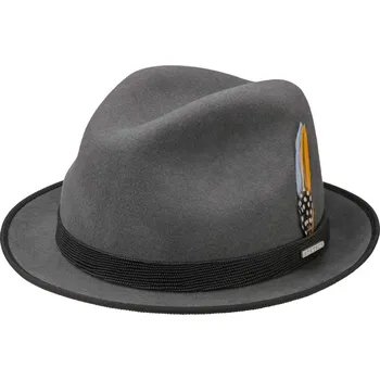 Klobouk Klobouk Player VitaFelt Stetson šedý - XL (61 cm)