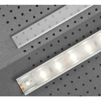 LED osvětlení AL lišta U60 - rohová 1m a 2m hliníková lišta pro nasouvací a nacvakávací difuzory, koncovky, spojky a držáky Provedení: Difuzor zasouvací jemně matný 2m