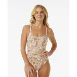 Plavky Rip Curl BLOCK PARTY D-DD GOOD 1 PCE Bright Peach velikost L